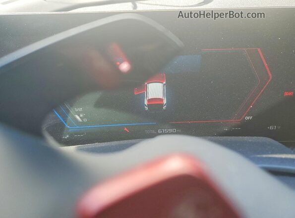 5YM23CS01P9S52450 2023 BMW XM White Вид щитка приладів