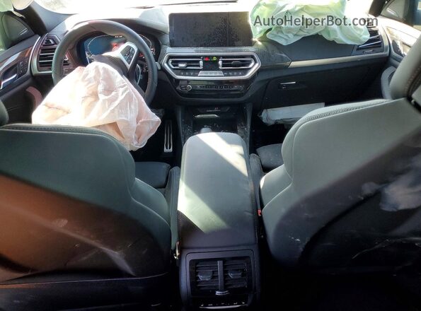 5YM23EC05P9T15821 2023 BMW X4 Green Dashboard view