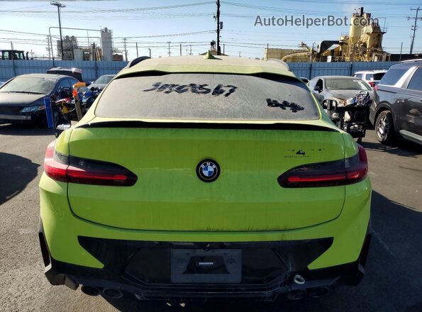 5YM23EC05P9T15821 2023 BMW X4 Green Rear view