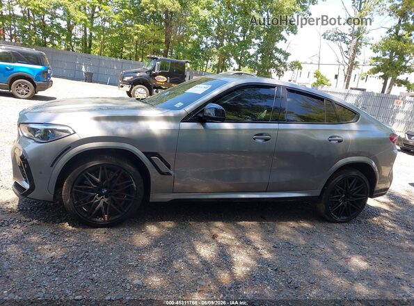 5YMCY0C06M9F58271 2021 BMW X6 M Gray Սալոնի 360 աստիճան տեսք