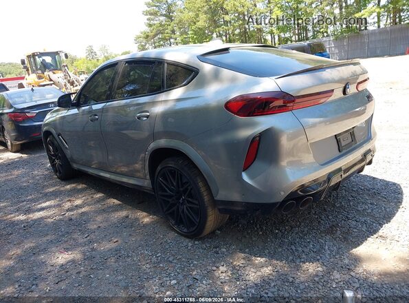 5YMCY0C06M9F58271 2021 BMW X6 M Gray Հետևի ձախ