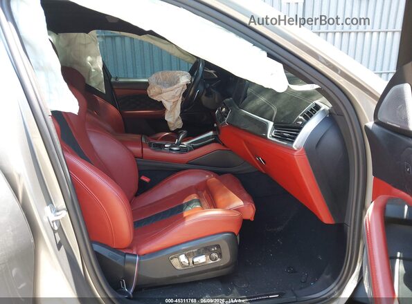 5YMCY0C06M9F58271 2021 BMW X6 M Gray Սալոնի դիմացի տեսք