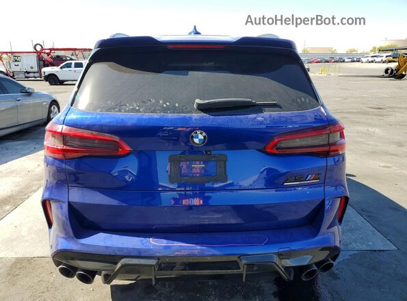 5YMJU0C03L9B05663 2020 BMW X5 Синий Вид сзади