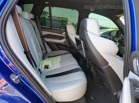 5YMJU0C03L9B05663 2020 BMW X5 Синий Вид задних сидений