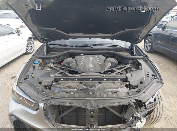 5YMJU0C04P9N47838 2023 BMW X5 Gray უკანა ხედი