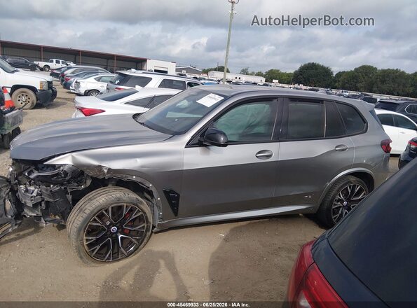 5YMJU0C04P9N47838 2023 BMW X5 Gray სალონის 360-გრადუსიანი ხედი
