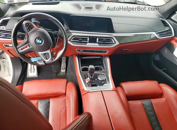 5YMJU0C05P9N62381 2023 BMW X5 White წინა პანელის ხედი