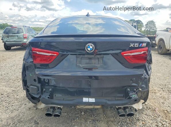 5YMKW8C50KLR38425 2019 BMW X6 Black Vista trasera