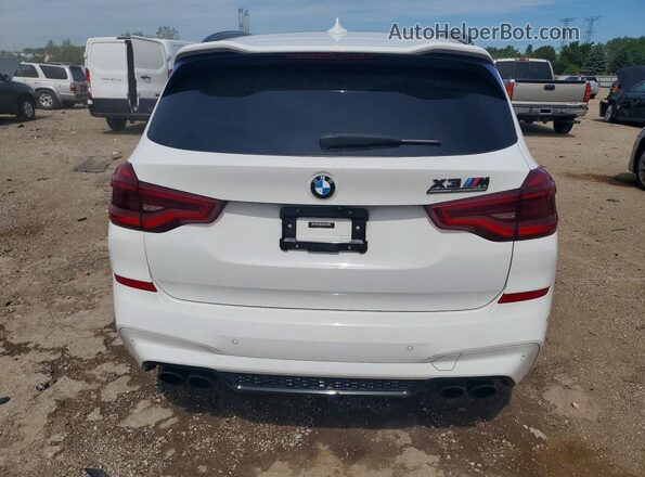 5YMTS0C02L9B37812 2020 BMW X3 White Հետևի տեսք