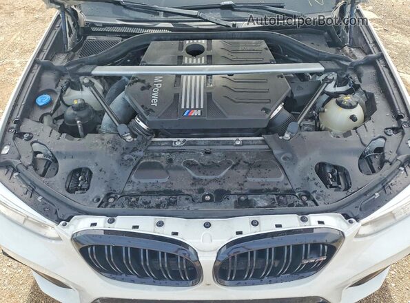 5YMTS0C02L9B37812 2020 BMW X3 White Սալոնի հետևի տեսք