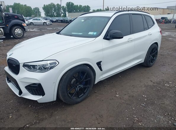 5YMTS0C05L9B31373 2020 BMW X3 White Առջևի ձախ երեք քառորդ տեսարան