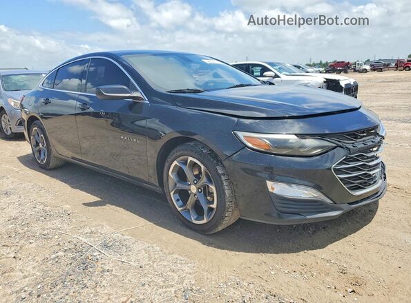 1G1ZD5STXLF097654 2020 CHEVROLET MALIBU Black Front view