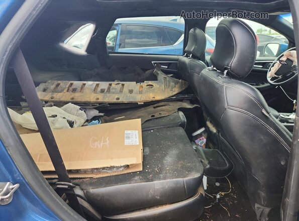 2FMPK4AP1KBC22068 2019 FORD EDGE Blue უკანა სალონის ხედი
