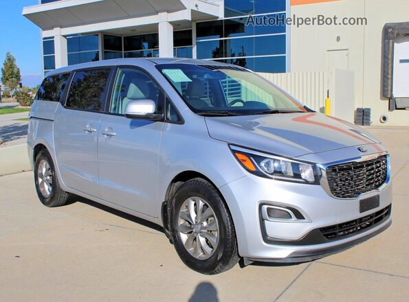 KNDMB5C15L6624195 2020 KIA SEDONA Silver Rear left