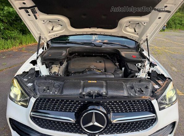4JGFB4KB8NA597776 2022 MERCEDES-BENZ GLE White ძრავის განყოფილების ხედი