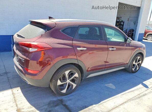 KM8J3CA23HU475221 2017 HYUNDAI TUCSON Maroon 