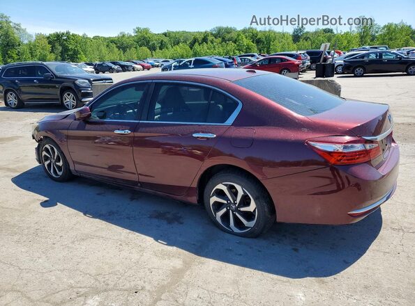 1HGCR2F87HA055287 2017 HONDA ACCORD Maroon 