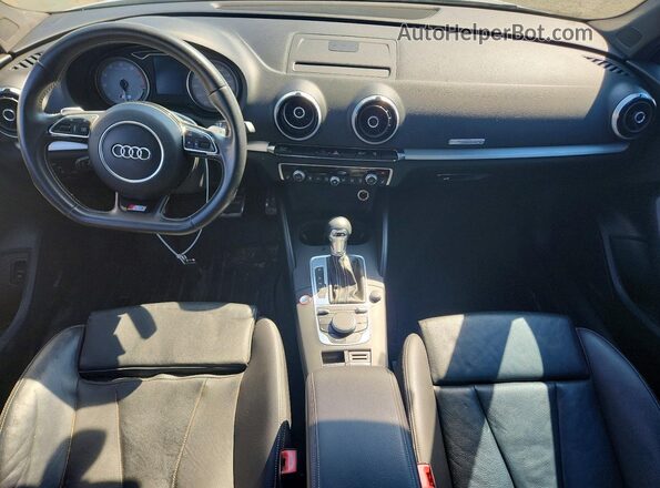 WAUB1GFF1G1100166 2016 AUDI S3 White Вид щитка приладів