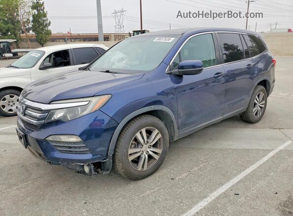 5FNYF5H39GB014133 2016 HONDA PILOT Синий Задняя левая четверть