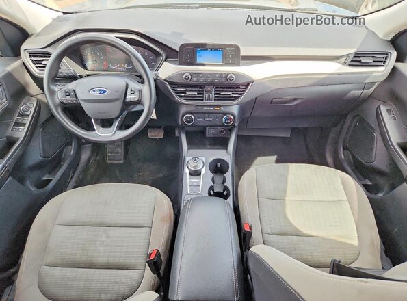 1FMCU9F6XMUA59312 2021 FORD ESCAPE Blue Սարքավորումների վահանակի տեսք