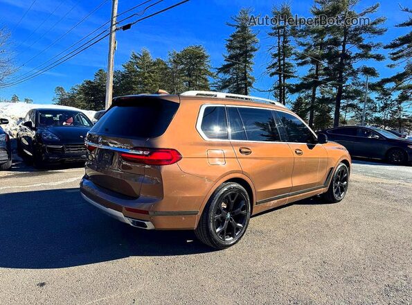 5UXCW2C09L9A00387 2020 BMW X7 Orange Przód prawy