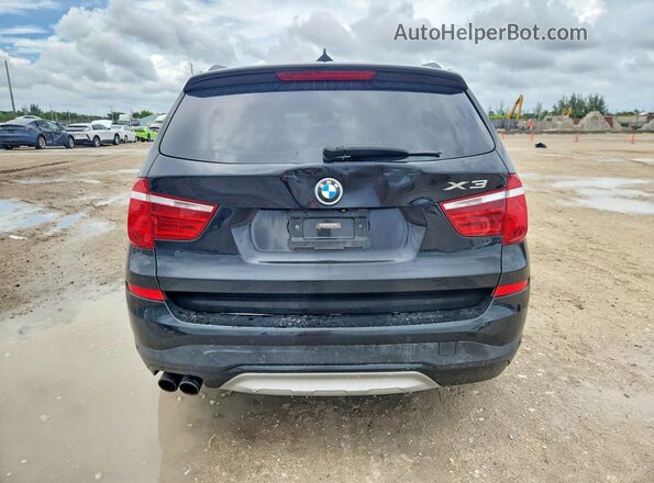 5UXWX7C58G0K36474 2016 BMW X3 Black Front interior view