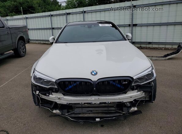 WBSJF0C5XKB284540 2019 BMW M5 White უკანა ხედი