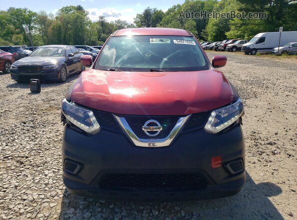 5N1AT2MV2GC845725 2016 NISSAN ROGUE Red 