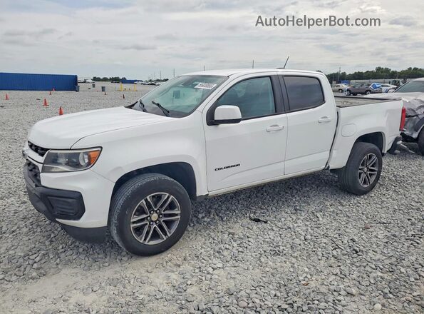 1GCGSBENXM1213420 2021 CHEVROLET COLORADO White Հետևի ձախ
