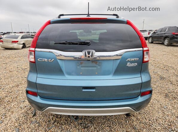 5J6RM4H76GL064020 2016 HONDA CR-V Blue Vista interior delantera