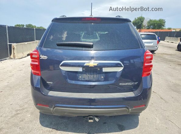 2GNFLFEK3G6197804 2016 CHEVROLET EQUINOX Blue უკანა ხედი