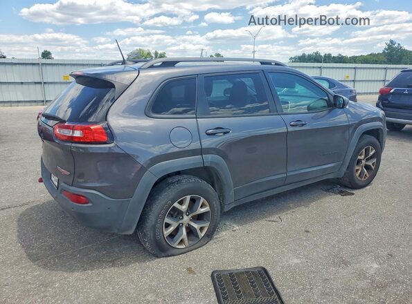 1C4PJMBX9JD610454 2018 JEEP CHEROKEE Gray Przód prawy