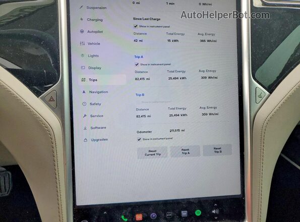 5YJSA1E20GF126716 2016 TESLA MODEL Green Հետևի նստատեղերի տեսք