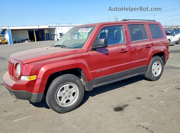 1C4NJPBA4GD811515 2016 JEEP PATRIOT Red უკანა მარცხენა