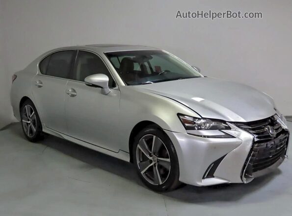 JTHBZ1BLXGA000618 2016 LEXUS GS Silver Trasero izquierdo