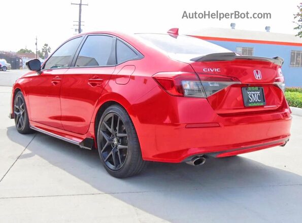 2HGFE1E52NH473702 2022 HONDA CIVIC Red წინა ხედი