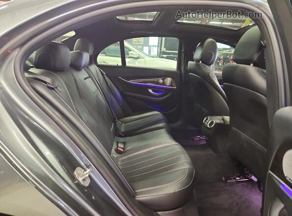 WDDZF4KB9HA030976 2017 MERCEDES-BENZ E-CLASS Gray უკანა სალონის ხედი
