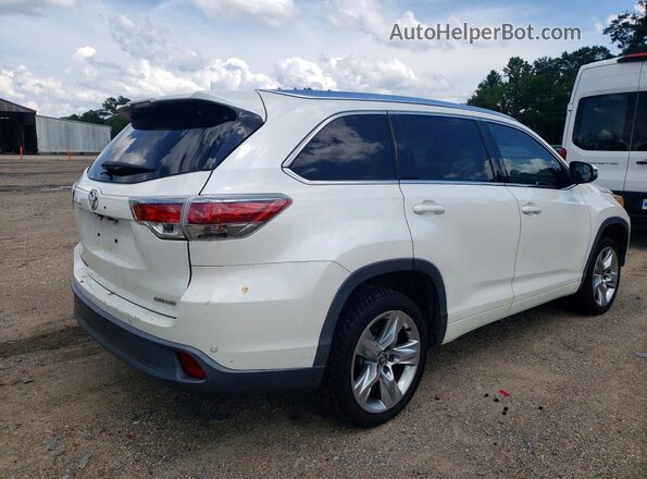 5TDYKRFH4GS136962 2016 TOYOTA HIGHLANDER White 
