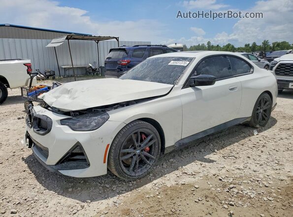 3MW53CM02P8D62966 2023 BMW M2 White Հետևի ձախ