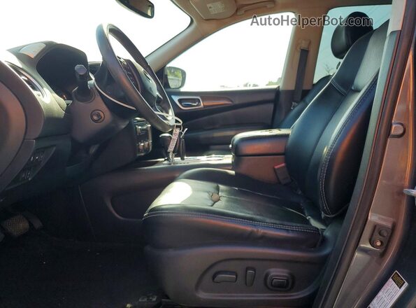 5N1DR2MN3HC607993 2017 NISSAN PATHFINDER Gray წინა პანელის ხედი