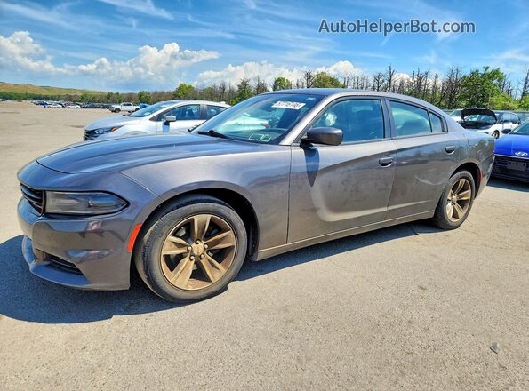2C3CDXHG6GH355471 2016 DODGE CHARGER Gray 