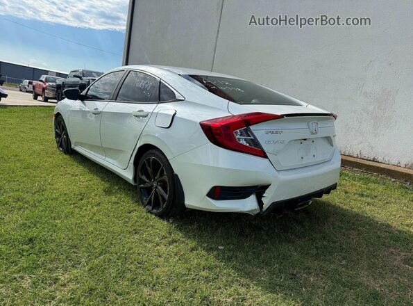19XFC2F82KE049933 2019 HONDA CIVIC White Delantero derecho