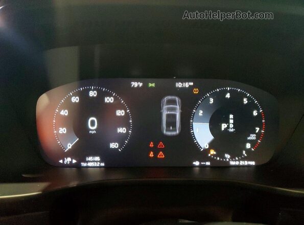 YV4162UM7K2107000 2019 VOLVO XC40 White Vista de los asientos traseros