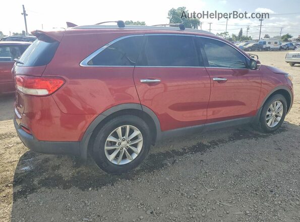 5XYPG4A34GG147470 2016 KIA SORENTO Red 