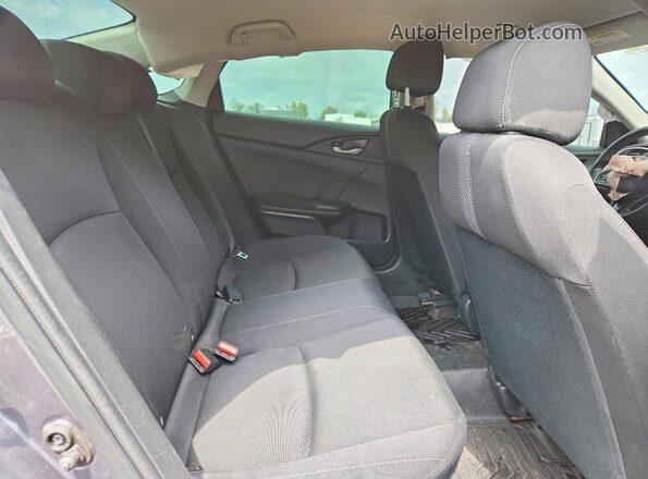 2HGFC2F62KH533816 2019 HONDA CIVIC Gray Widok wnętrza z tyłu