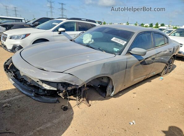 2C3CDXJG3KH540158 2019 DODGE CHARGER Gray Rear left