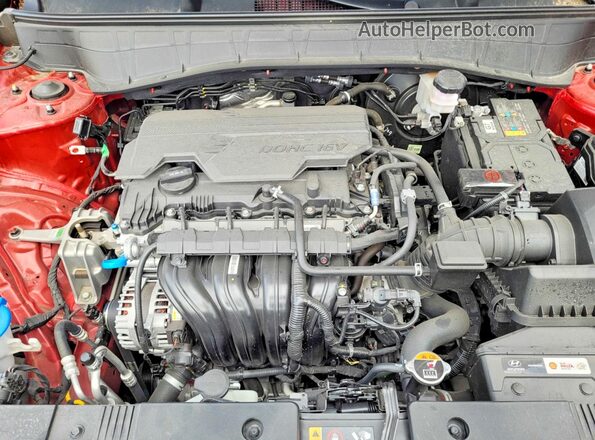 KM8HCCAB6SU297939 2025 HYUNDAI KONA Красный Вид панели приборов
