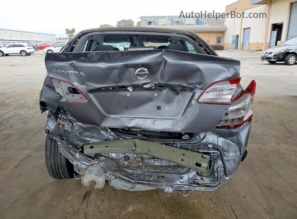 3N1AB7AP1JY251722 2018 NISSAN SENTRA Серый Вид салона спереди