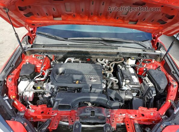 2T2ADCEZ5NC001428 2022 LEXUS NX Red ძრავის განყოფილების ხედი