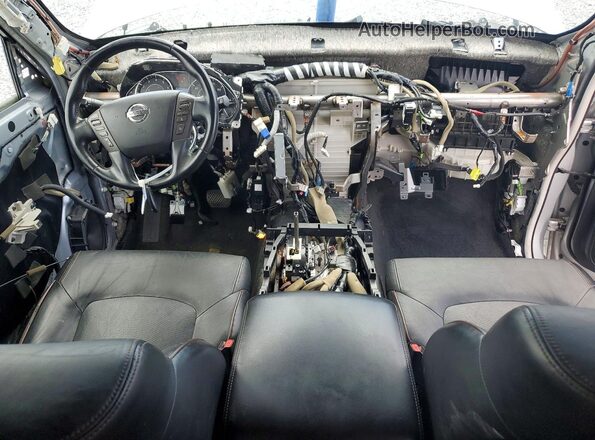 JN8AY2ND4LX016688 2020 NISSAN ARMADA Silver Вид щитка приладів
